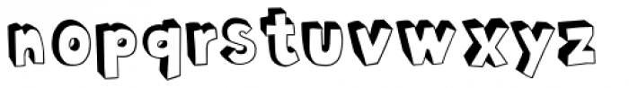 Polina Inverse Font LOWERCASE