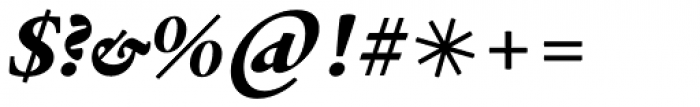 Poliphili Display Bold Italic Font OTHER CHARS