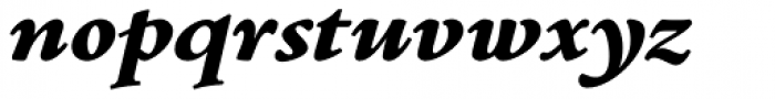 Poliphili Display Bold Italic Font LOWERCASE
