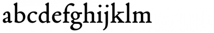 Poliphili Regular Font LOWERCASE