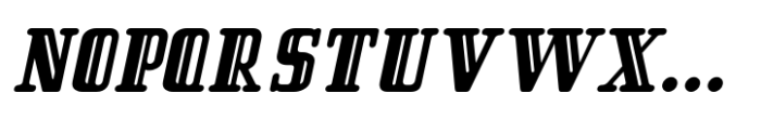 Political Trend JNL Oblique Font LOWERCASE