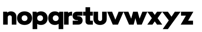 Politip Heavy-D Font LOWERCASE
