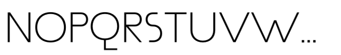 Politip Light-D Font UPPERCASE