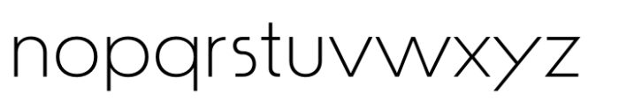 Politip Light-D Font LOWERCASE