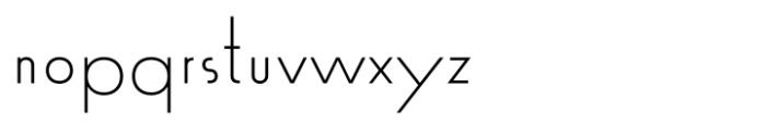 Politip Light-F Font LOWERCASE