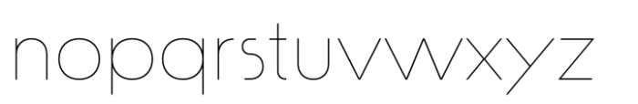 Politip Thin-D Font LOWERCASE