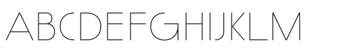 Politip Thin-E Font UPPERCASE