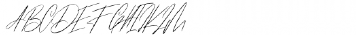 Pollet Signature Script Sans Font Regular Font UPPERCASE