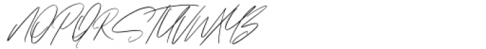 Pollet Signature Script Sans Font Regular Font UPPERCASE