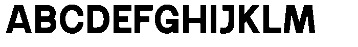 Poltab Black Font UPPERCASE