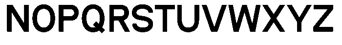 Poltab Bold Font UPPERCASE