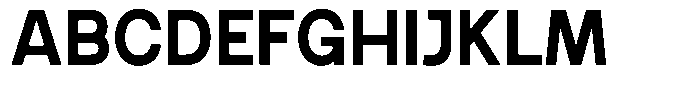 Poltab Extra Bold Font UPPERCASE