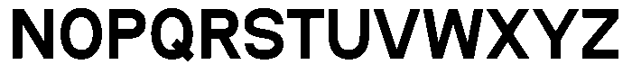 Poltab Extra Bold Font UPPERCASE