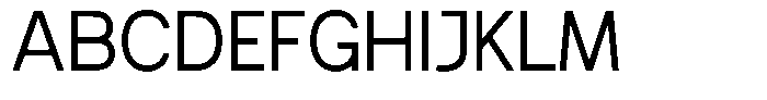 Poltab Light Font UPPERCASE
