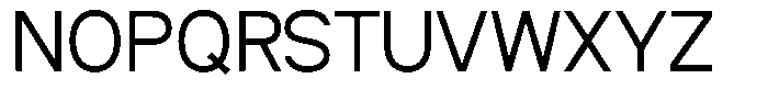 Poltab Light Font UPPERCASE