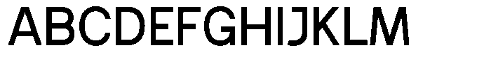 Poltab Medium Font UPPERCASE