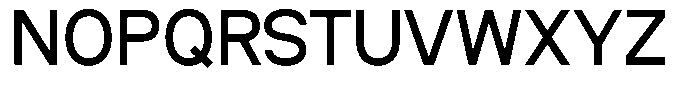 Poltab Medium Font UPPERCASE
