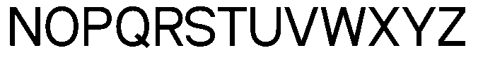Poltab Regular Font UPPERCASE