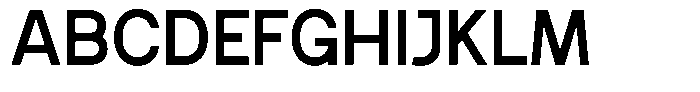 Poltab Semi Bold Font UPPERCASE