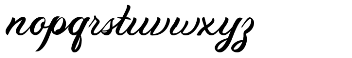 Polthena Font LOWERCASE