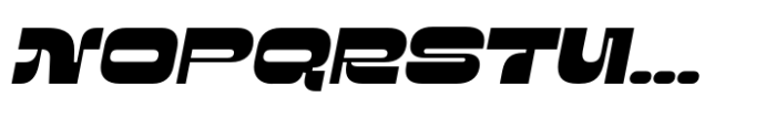 Poltik Display Italic Font UPPERCASE