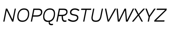 Poltik Light Italic Font UPPERCASE