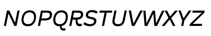 Poltik Variable Italic Font UPPERCASE