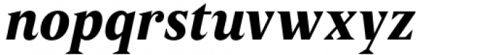 Poly Bold Italic Font LOWERCASE