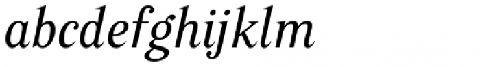 Poly Italic Font LOWERCASE