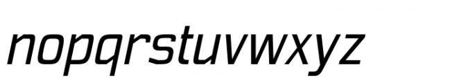 Polyflec Italic Font LOWERCASE