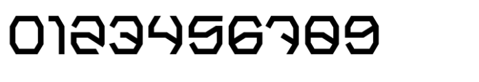 Polygon Block Font OTHER CHARS