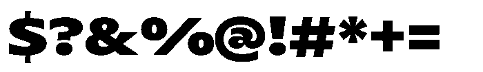 Polyguard Black Font OTHER CHARS