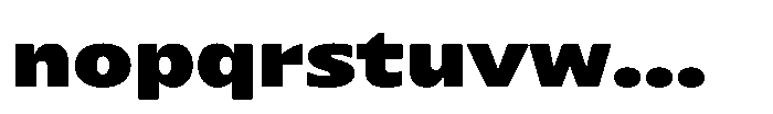 Polyguard Black Font LOWERCASE