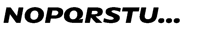 Polyguard Bold Oblique Font UPPERCASE