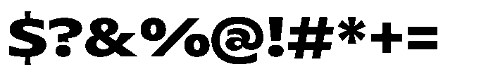 Polyguard Bold Font OTHER CHARS
