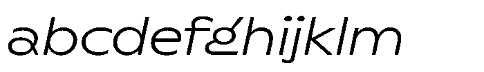 Polyguard Light Oblique FONT