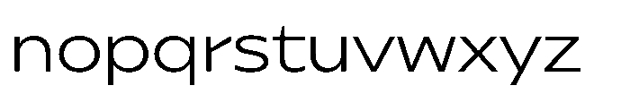 Polyguard Light Font LOWERCASE