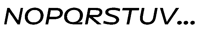 Polyguard Oblique Font UPPERCASE