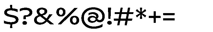 Polyguard Regular Font OTHER CHARS