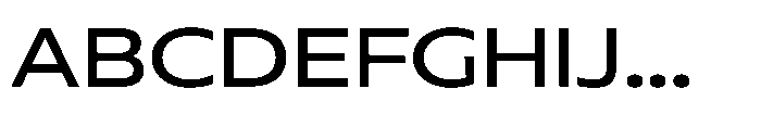 Polyguard Regular Font UPPERCASE