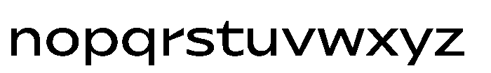 Polyguard Regular Font LOWERCASE