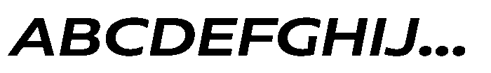 Polyguard Semibold Oblique Font UPPERCASE