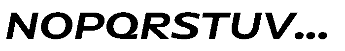 Polyguard Semibold Oblique Font UPPERCASE