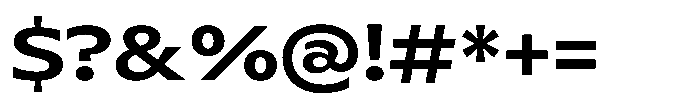 Polyguard Semibold Font OTHER CHARS