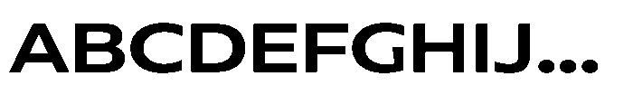 Polyguard Semibold Font UPPERCASE