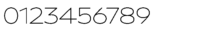 Polyguard Thin Font OTHER CHARS