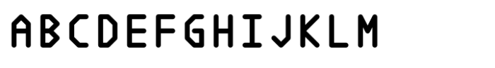 Polyline Regular Font UPPERCASE