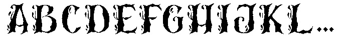 Polyphia Rough Font UPPERCASE
