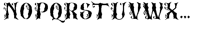 Polyphia Rough Font UPPERCASE