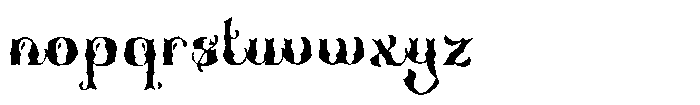 Polyphia Rough Font LOWERCASE
